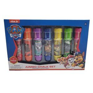 Jumbo Chalk Set Paw Patrol 7 Pack New Ages 3+